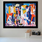 Guernica Print,Pablo Picasso Wall Art, Framed Art Print Wall Decor, Framed Picture