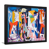 Guernica Print,Pablo Picasso Wall Art, Framed Art Print Wall Decor, Framed Picture