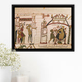 Halley'S Comet And Harold Receiving Bad News, Framed Canvas Print Wall Art Decor,Floating Frame