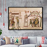 Halley'S Comet And Harold Receiving Bad News, Framed Art Print Wall Decor, Framed Picture