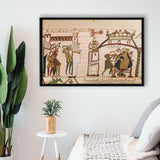 Halley'S Comet And Harold Receiving Bad News, Framed Canvas Print Wall Art Decor,Floating Frame