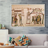 Halley'S Comet And Harold Receiving Bad News, Framed Canvas Print Wall Art Decor,Floating Frame