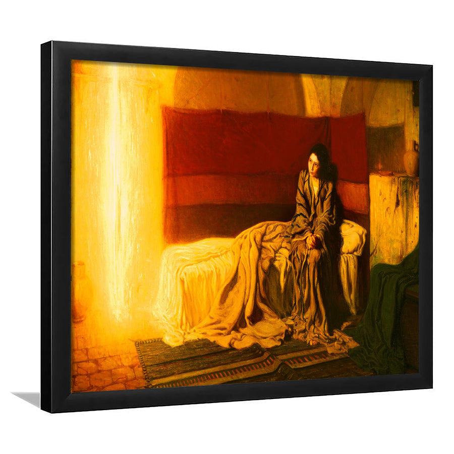 Henry Ossawa Tanner The Annunciation, Framed Art Print Wall Decor, Framed Picture