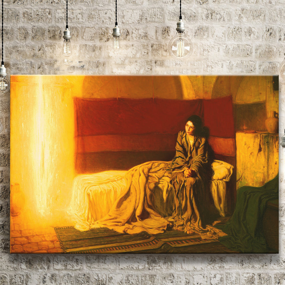 Henry Ossawa Tanner The Annunciation, Canvas Print Wall Art Decor, Landscape Art Print
