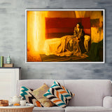 Henry Ossawa Tanner The Annunciation, Framed Canvas Print Wall Art Decor,Floating Frame