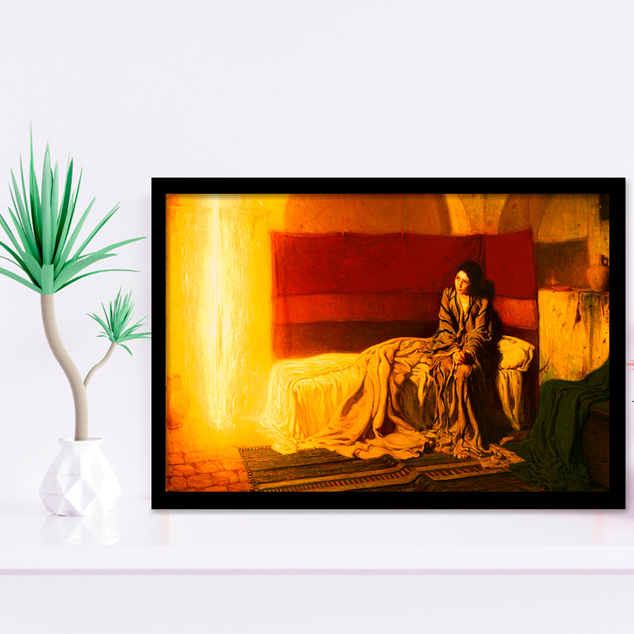 Henry Ossawa Tanner The Annunciation, Framed Art Print Wall Decor, Framed Picture
