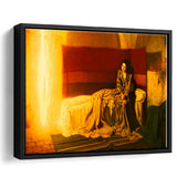 Henry Ossawa Tanner The Annunciation, Framed Canvas Print Wall Art Decor,Floating Frame
