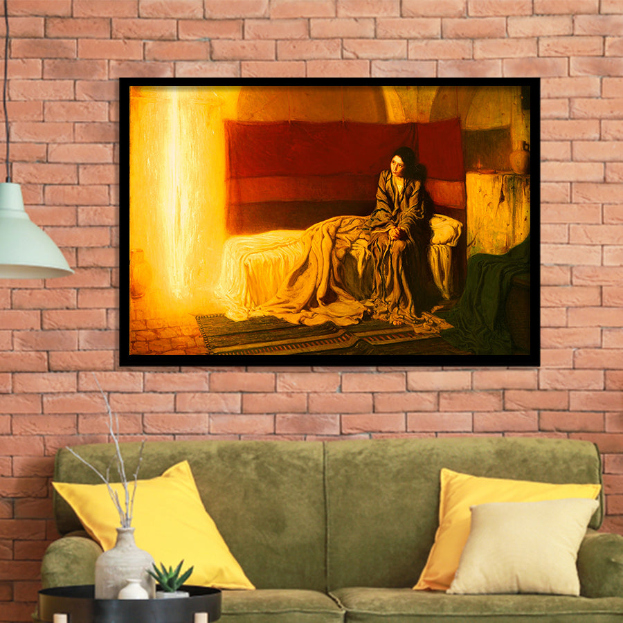 Henry Ossawa Tanner The Annunciation, Framed Art Print Wall Decor, Framed Picture