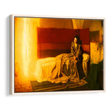 Henry Ossawa Tanner The Annunciation, Framed Canvas Print Wall Art Decor,Floating Frame