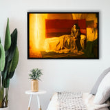 Henry Ossawa Tanner The Annunciation, Framed Canvas Print Wall Art Decor,Floating Frame