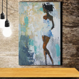 Introspective Abstract Art Of Dreams, Textured Palette For Reflective Spaces, Modern Vibrant Print, Canvas Print Wall Art