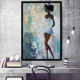 Introspective Abstract Art Of Dreams, Textured Palette For Reflective Spaces, Framed Art Print, Fine Art Wall Decor