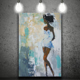 Introspective Abstract Art Of Dreams, Textured Palette For Reflective Spaces, Modern Vibrant Print, Canvas Print Wall Art