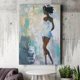 Introspective Abstract Art Of Dreams, Textured Palette For Reflective Spaces, Modern Vibrant Print, Canvas Print Wall Art