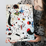 Ciphers And Constellations,In Love With A Woman By Joan Miro, Canvas Painting, Canvas Print Wall Art Decor