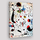 Ciphers And Constellations,In Love With A Woman By Joan Miro, Canvas Painting, Canvas Print Wall Art Decor
