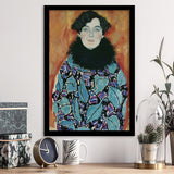 Portrait Of Johanna Staude By Gustav Klimt 1917-18,Framed Art Prints Wall Decor, Picture Framed