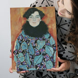 Portrait Of Johanna Staude By Gustav Klimt 1917-18, Canvas Painting, Canvas Print Wall Art Decor
