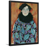 Portrait Of Johanna Staude By Gustav Klimt 1917-18,Framed Art Prints Wall Decor, Picture Framed