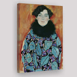 Portrait Of Johanna Staude By Gustav Klimt 1917-18, Canvas Painting, Canvas Print Wall Art Decor