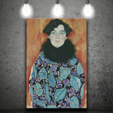 Portrait Of Johanna Staude By Gustav Klimt 1917-18, Canvas Painting, Canvas Print Wall Art Decor
