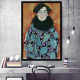 Portrait Of Johanna Staude By Gustav Klimt 1917-18,Framed Art Prints Wall Decor, Picture Framed