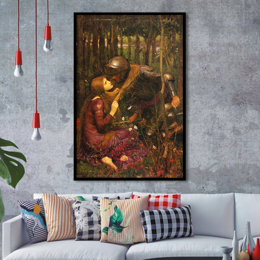 Beautiful Woman Without Mercy Fine Art Print John William Waterhouse Print,Framed Art Prints Wall Decor, Picture Framed