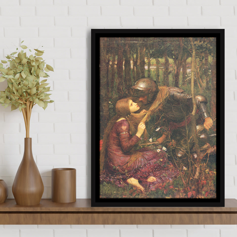 Beautiful Woman Without Mercy Art Print John William Waterhouse Print,Framed Canvas Prints Wall Art Decor, Floating Frame