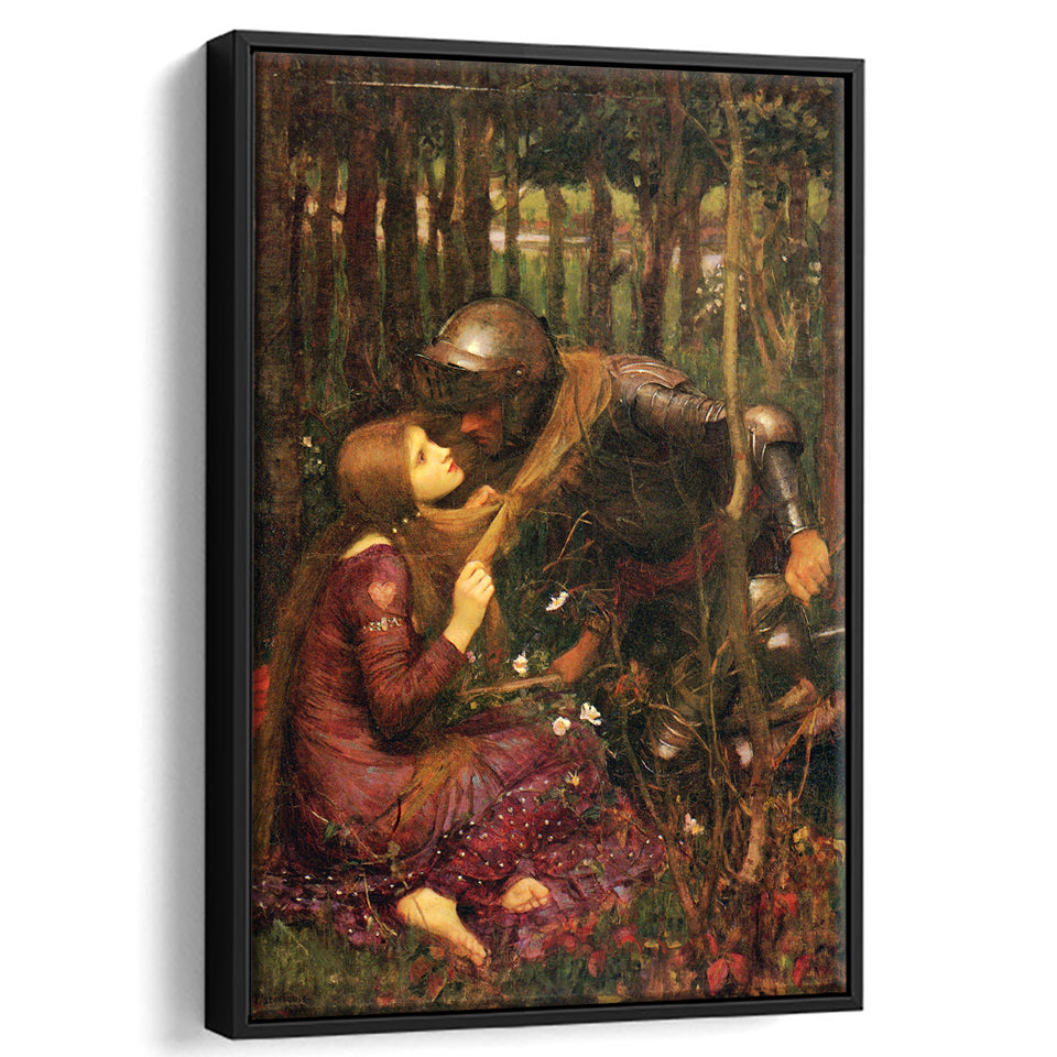 Beautiful Woman Without Mercy Art Print John William Waterhouse Print,Framed Canvas Prints Wall Art Decor, Floating Frame