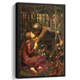 Beautiful Woman Without Mercy Art Print John William Waterhouse Print,Framed Canvas Prints Wall Art Decor, Floating Frame
