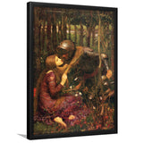 Beautiful Woman Without Mercy Fine Art Print John William Waterhouse Print,Framed Art Prints Wall Decor, Picture Framed
