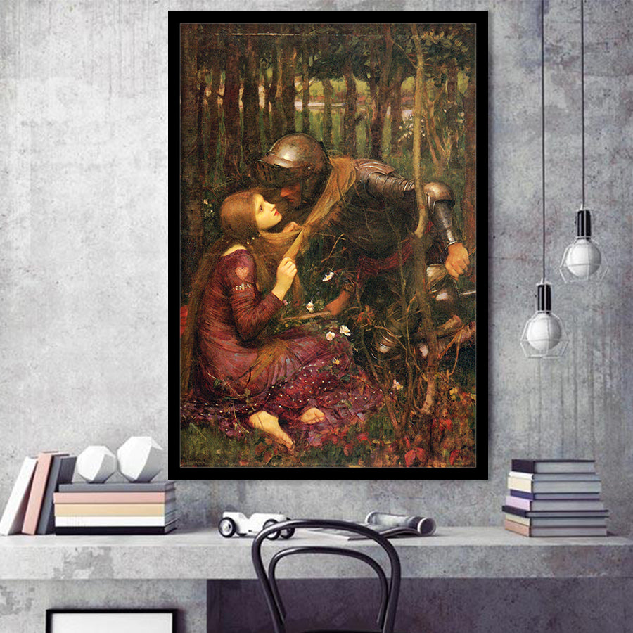 Beautiful Woman Without Mercy Fine Art Print John William Waterhouse Print,Framed Art Prints Wall Decor, Picture Framed