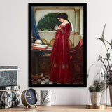 The Crystal Ball Mythology Wall Art,Waterhouse Print,Framed Art Prints Wall Decor, Picture Framed