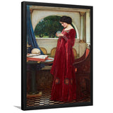 The Crystal Ball Mythology Wall Art,Waterhouse Print,Framed Art Prints Wall Decor, Picture Framed