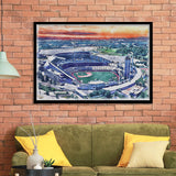 Kauffman Stadium WaterColor Framed Art Prints, Kansas City, Missouri Baseball Watercolor, Stadium Art Gifts