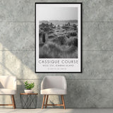 Kiawah Island Cassique Course, Hole 5, South Carolina, Golf Art Print, Floating Frame, Framed Canvas Print Wall Art