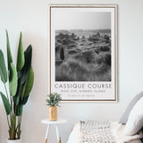 Kiawah Island Cassique Course, Hole 5, South Carolina, Golf Art Print, Floating Frame, Framed Canvas Print Wall Art