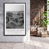Kiawah Island Cassique Course, Hole 5, South Carolina, Golf Art Print, Floating Frame, Framed Canvas Print Wall Art