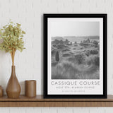 Kiawah Island Cassique Course, Hole 5, South Carolina, Golf Art Print, Floating Frame, Framed Canvas Print Wall Art
