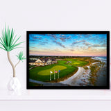 Kiawah Island Golf Resort Ocean Course, Golf Painting.South Carolina, Golf Art, Gift for him, Framed Art Prints Wall Decor