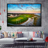 Kiawah Island Golf Resort Ocean Course, Golf Painting.South Carolina, Golf Art Print,Framed Canvas Prints Wall Art