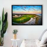 Kiawah Island Golf Resort Ocean Course, Golf Painting.South Carolina, Golf Art Print,Framed Canvas Prints Wall Art