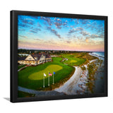 Kiawah Island Golf Resort Ocean Course, Golf Painting.South Carolina, Golf Art, Gift for him, Framed Art Prints Wall Decor