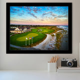 Kiawah Island Golf Resort Ocean Course, Golf Painting.South Carolina, Golf Art, Gift for him, Framed Art Prints Wall Decor