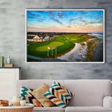 Kiawah Island Golf Resort Ocean Course, Golf Painting.South Carolina, Golf Art Print,Framed Canvas Prints Wall Art