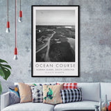 Kiawah Island Golf Resort Ocean Course, Kiawah Island, South Carolina, Golf Art, Framed Art Print Wall Decor
