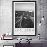 Kiawah Island Golf Resort Ocean Course, Kiawah Island, South Carolina, Golf Art, Framed Art Print Wall Decor