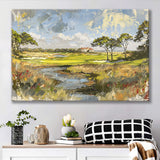Kiawah Island Golf Resort Ocean Course Painting, Canvas Print Wall Art Home Decor, Painting Canvas Art Print