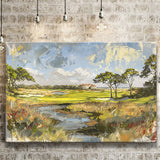 Kiawah Island Golf Resort Ocean Course Painting, Canvas Print Wall Art Home Decor, Painting Canvas Art Print