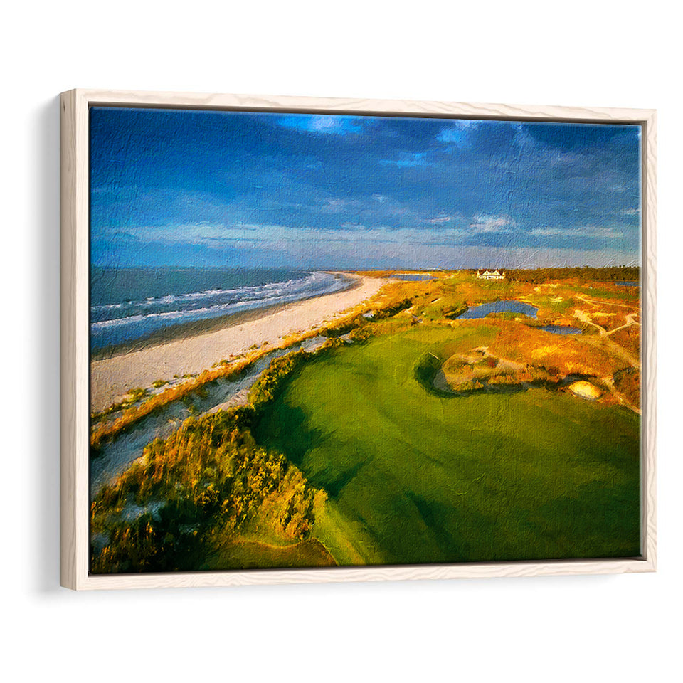 Kiawah Island Golf Resort Ocean Course, South Carolina V1, Golf Art Print, Gift for him, Framed Canvas Prints Wall Art